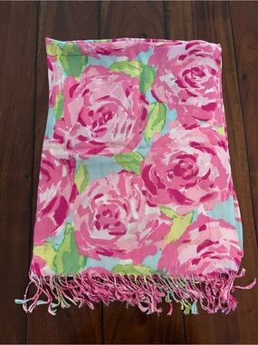 Lilly Pulitzer Hotty Pink First Impressions Scarf